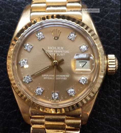 rolex damenuhr gold sehr klein